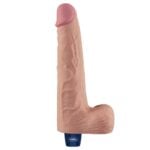 25.3 cm USB Şarjlı Gerçekçi 10 Titreşim Modlu Güçlü Sessiz Ten Rengi Dildo
