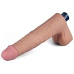 25.3 cm USB Şarjlı Gerçekçi 10 Titreşim Modlu Güçlü Sessiz Ten Rengi Dildo