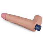 25.3 cm USB Şarjlı Gerçekçi 10 Titreşim Modlu Güçlü Sessiz Ten Rengi Dildo