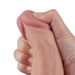 25.3 cm USB Şarjlı Gerçekçi 10 Titreşim Modlu Güçlü Sessiz Ten Rengi Dildo