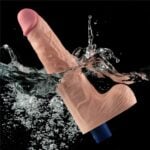 25.3 cm USB Şarjlı Gerçekçi 10 Titreşim Modlu Güçlü Sessiz Ten Rengi Dildo