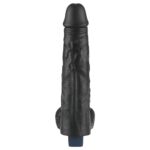 25.3 cm USB Şarjlı Gerçekçi 10 Titreşim Modlu Güçlü Sessiz Zenci Dildo