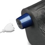 25.3 cm USB Şarjlı Gerçekçi 10 Titreşim Modlu Güçlü Sessiz Zenci Dildo