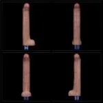 26.5 cm USB Şarjlı Gerçekçi 10 Titreşim Modlu Sessiz Dildo