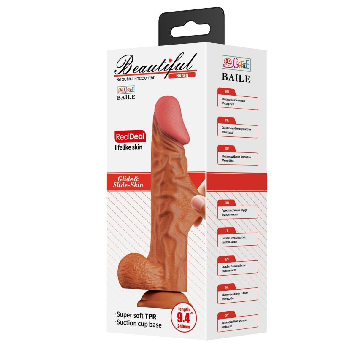 Belden Bağlamalı 24 cm Yeni Nesil Çift Katmanlı Realistik Vantuzlu Dildo Penis - Buraq | belden baglamali 24 cm yeni nesil cift katmanli realist e08 17