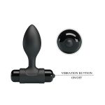 10 Fonksiyonlu Titreşimli Anal Plug - Siyah - Görsel 7