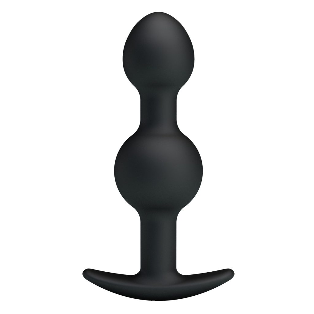 Anal Tıkaç | 104 cm cift bilyeli bogumlu silikon anal plug 02