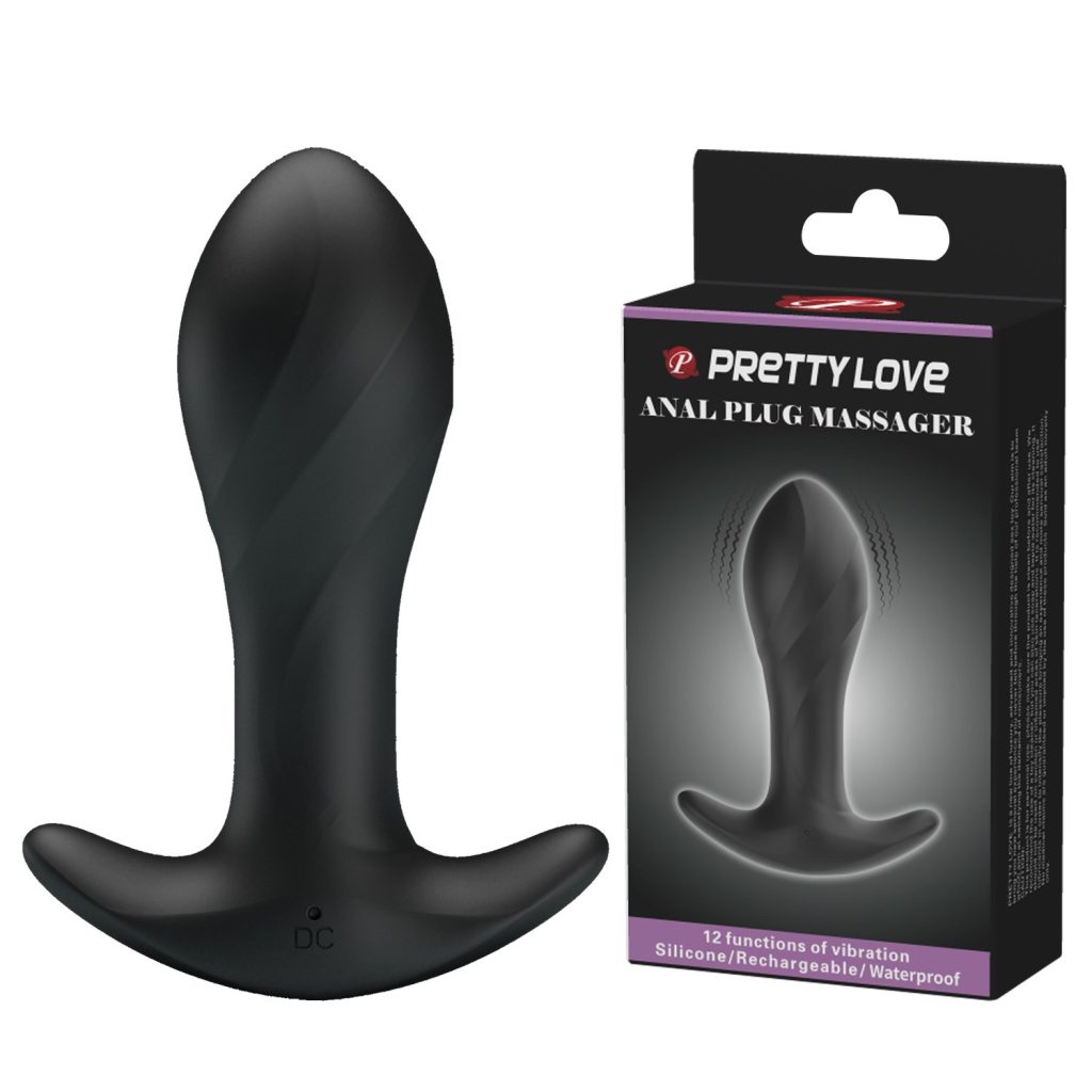 Anal Tıkaç | 12 fonksiyon 104 cm titresimli silikon anal plug 01