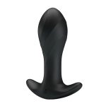 12 Fonksiyon 10,4 cm Titreşimli Silikon Anal Plug - Görsel 2