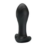 12 Fonksiyon 10,4 cm Titreşimli Silikon Anal Plug - Görsel 3