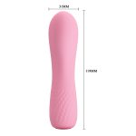 12 Fonksiyonlu USB Şarjlı G-Spot Vibratör - Alice (Pembe) - Görsel 8