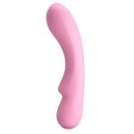 12 Fonksiyonlu USB Şarjlı Yumuşak Silikon Vibratör - Matt (Pembe) - Görsel 3