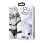 16,8 cm İçi Dolu Siyah Belden Bağlamalı Strap-On Dildo - Görsel 8