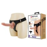 19 cm Belden Bağlamalı İçi Dolu Strapon Penis – Kevin - Görsel 2