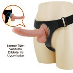 19 cm Belden Bağlamalı İçi Dolu Strapon Penis – Kevin - Görsel 3