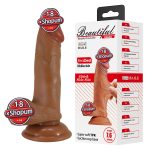 19,4 cm Çift Katmanlı Gerçekçi Dildo Penis – Zebulon