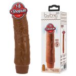 19,5 cm Realistik Güçlü Titreşimli Melez Dildo Penis