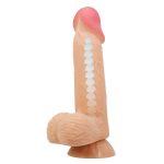 20,6 cm Kıkırdak Yapılı Çift Katmanlı Gerçekçi Belden Bağlamalı Dildo Penis - Lisle - Görsel 3