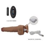 21 cm İleri Geri Hareketli Uzaktan Kumandalı Manyetik Şarjlı Gerçekçi Belden Bağlamalı Penis - Jonathan - Görsel 7