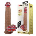 21 cm İleri Geri Hareketli Uzaktan Kumandalı Manyetik Şarjlı Gerçekçi Vantuzlu Penis - Jonathan