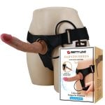 21,5 cm Su Fışkırtmalı Belden Bağlamalı Strapon Penis – Kyton - Görsel 2
