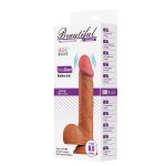 21,8 cm Et Dokulu Gerçekçi Çift Katmanlı Titreşimli Belden Bağlamalı Silikon Penis – Bahamut - Görsel 11