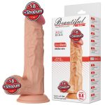 24 cm Realistik Vantuzlu Dildo Penis - Buraq