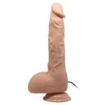 24 cm Titreşimli Realistik Belden Bağlamalı Vantuzlu Dildo Penis - Jason - Görsel 4