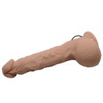 24 cm Titreşimli Realistik Belden Bağlamalı Vantuzlu Dildo Penis - Jason - Görsel 6