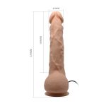 24 cm Titreşimli Realistik Belden Bağlamalı Vantuzlu Dildo Penis - Jason - Görsel 7
