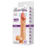 24 cm Titreşimli Realistik Vantuzlu Dildo Penis - Buraq - Görsel 12