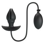 9,6 cm Şişirilebilir ve Titreşimli USB Şarjlı Silikon Anal Plug - Manson - Görsel 3