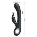 USB Şarjlı 7 Titreşim Modlu ve Isıtma Fonksiyonlu Rabbit Vibratör - Carina - Görsel 7