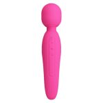 USB Şarjlı Silikon Masaj Wand Vibratör - Curtis (Pembe) - Görsel 2