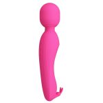 USB Şarjlı Silikon Masaj Wand Vibratör - Curtis (Pembe) - Görsel 4