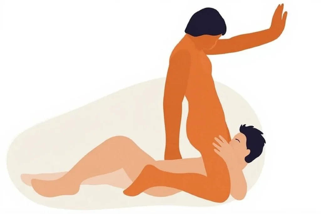 yuz oturusu The Face Sitter (Yüz Oturuşu) seks pozisyonu: alıcı partner, veren partnerin yüzüne oturarak oral temas sağlar.