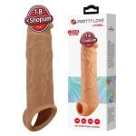 1 cm Premium Uzatmalı Halkalı Gerçekçi Penis Kılıfı – Lionel