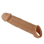 1 cm Premium Uzatmalı Halkalı Gerçekçi Penis Kılıfı – Lionel - Görsel 4