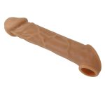 1 cm Premium Uzatmalı Halkalı Gerçekçi Penis Kılıfı – Lionel - Görsel 5