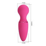 10 Fonksiyonlu Manyetik Şarjlı Mini Masaj Vibratörü – Dwayne (Pembe) - Görsel 9