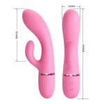 10 Fonksiyonlu Süper Güçlü G-Nokta Klitoris Vibratörü – Marski (Pembe) - Görsel 8