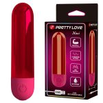 10 Fonksiyonlu USB Şarjlı Metalik Mini Bullet Vibratör – Kiwi (Yakut Kırmızısı)