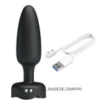 10 Fonksiyonlu USB Şarjlı Titreşimli İleri Geri Hareketli LED Işıklı Anal Plug – Tarion - Görsel 7