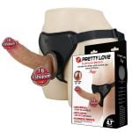 12.5 cm Belden Bağlamalı Gerçekçi Strap-On – Fegg