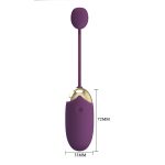 12 Fonksiyonlu Telefon Kontrollü Şarjlı Mini Yumurta Vibratör – Abner (Mor) - Görsel 8