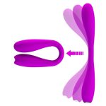 12 Fonksiyonlu Titreşimli Bükülebilir G-Spot & Klitoris Uyarıcılı Vibratör – Yedda (Mor) - Görsel 5