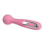12 Fonksiyonlu USB Şarjlı Masaj Wand Vibratörü – Carina (Pembe) - Görsel 4