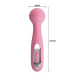 12 Fonksiyonlu USB Şarjlı Masaj Wand Vibratörü – Carina (Pembe) - Görsel 7