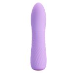 12 Fonksiyonlu USB Şarjlı Mini Vibratör – Lina (Lila) - Görsel 3