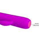 12 Fonksiyonlu USB Şarjlı Rabbit Vibratör – Omar (Mor) - Görsel 4